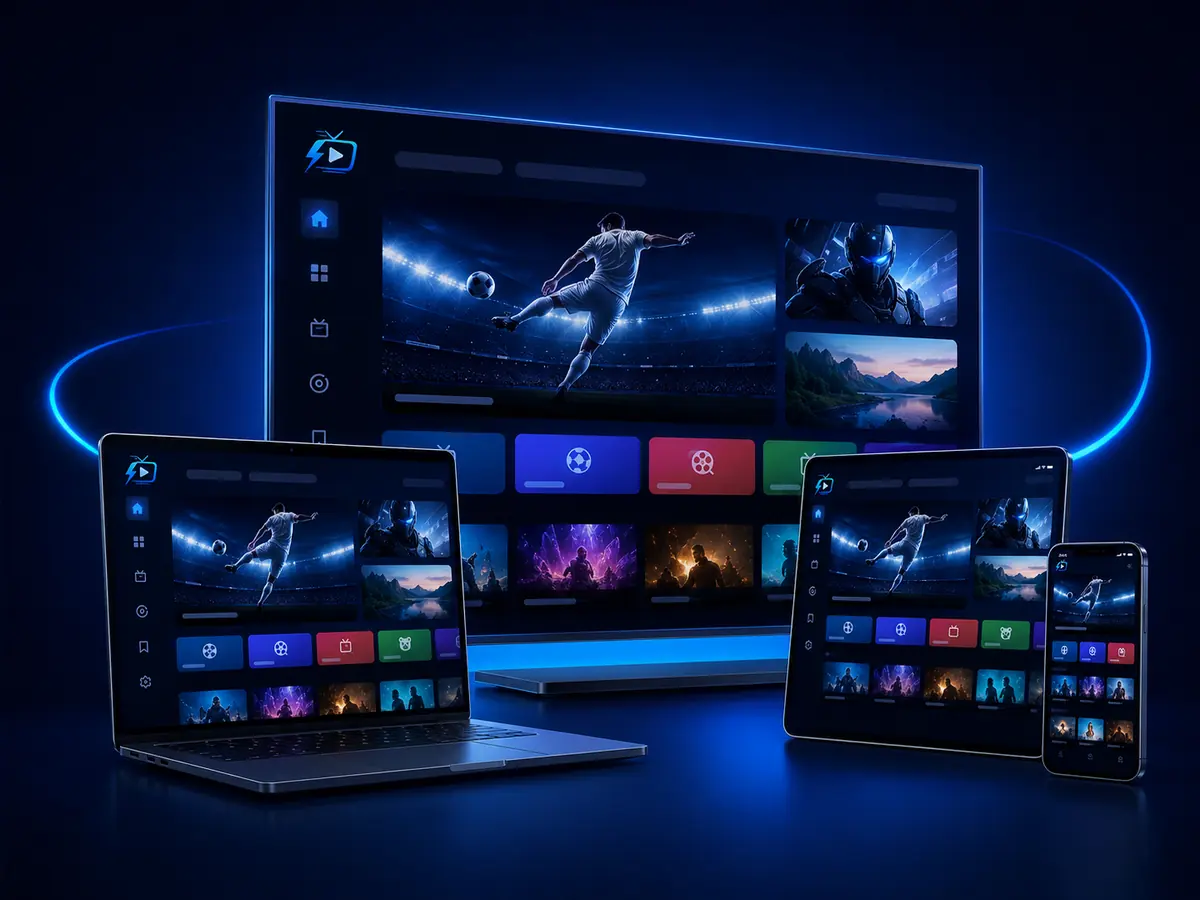 Abonnement IPTV premium sur Smart TV, ordinateur, tablette et smartphone